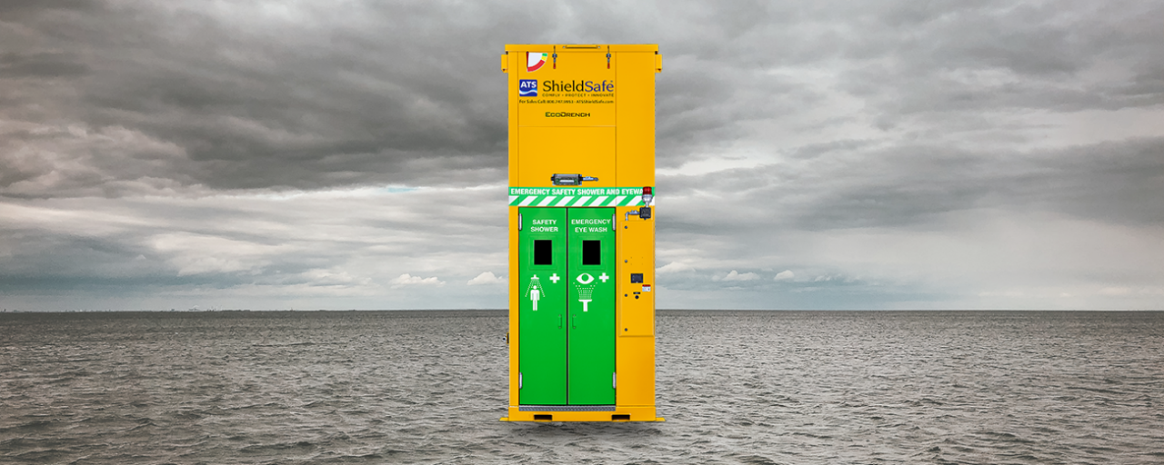 Why a Metal Industrial Safety Shower is Best for HurricaneStrength Winds
