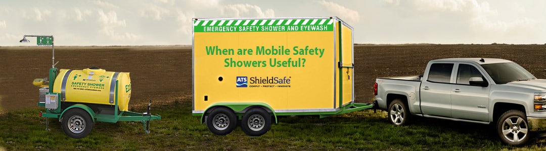 Portable safety showers