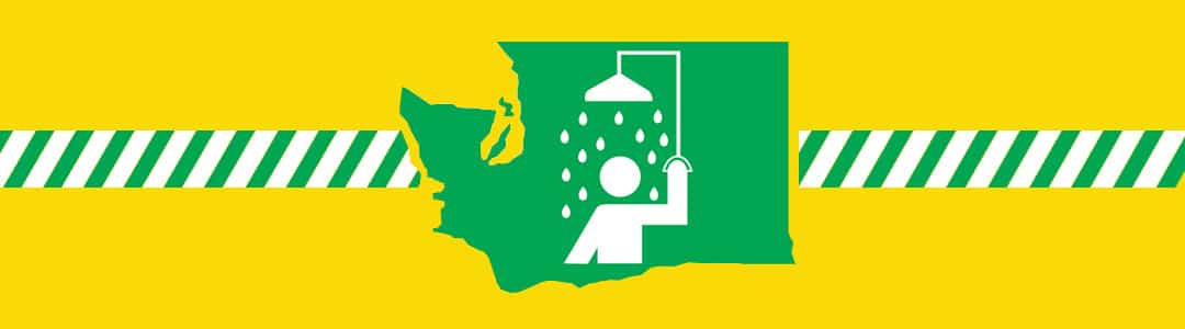 Washington map for osha safety shower blog